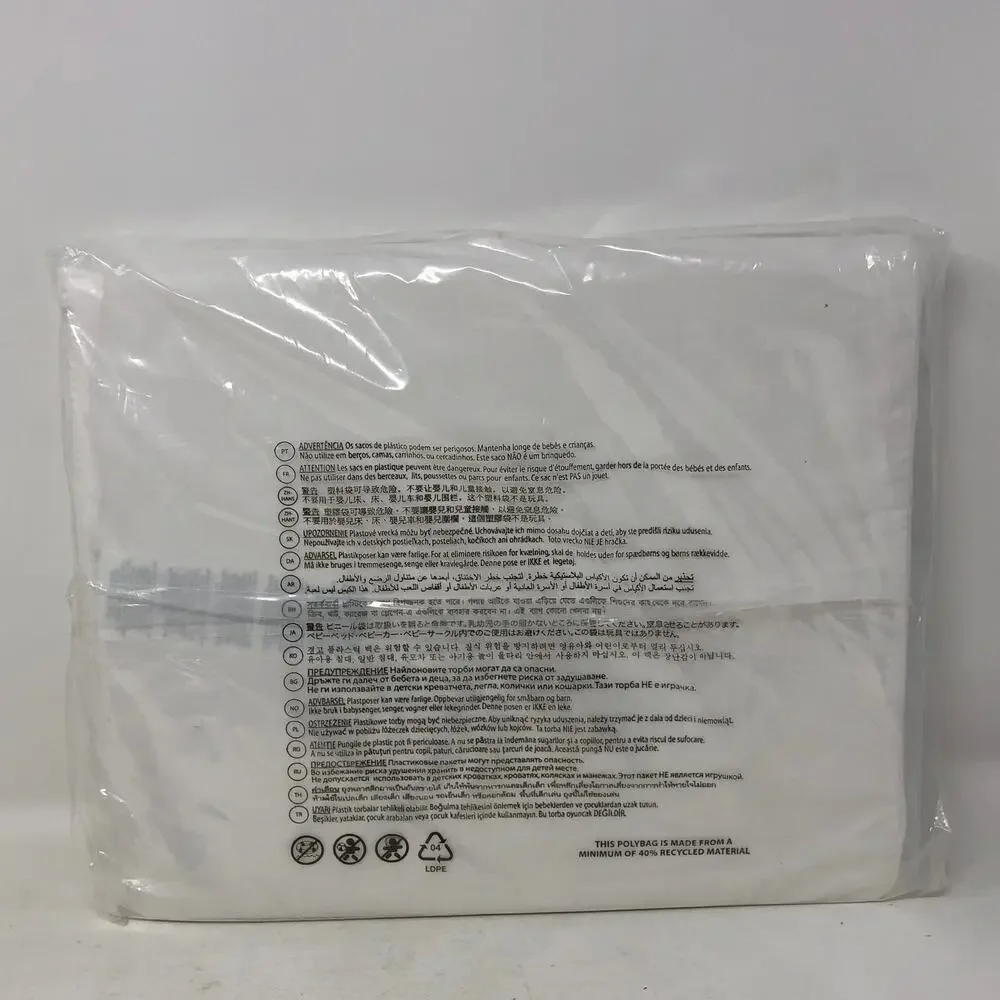 Ralph Lauren Organic Cotton Percale Palmer Twin Flat Sheet White Polo Navy New